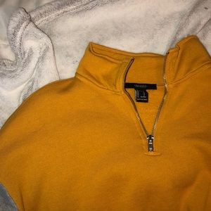 Forever 21 cropped half zip